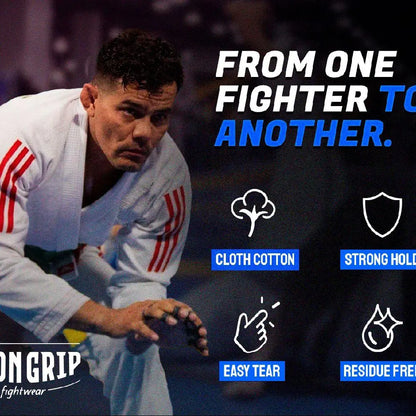 Iron Grip Fightwear Premium Finger Tape Black (0.3 in X 45 Ft) – Jiu-Jitsu & Grappling Athletic Tape Sports Tape